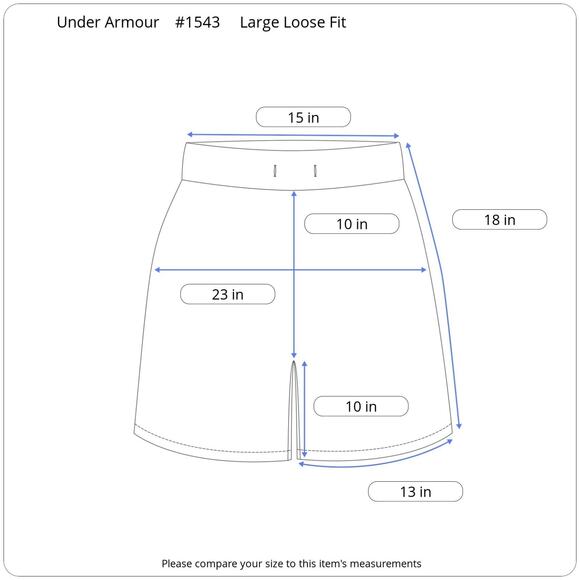 Under Armour Gym Shorts Men's Large Red Black Logo Elastic Waist Drawstring - Picture 11 of 11